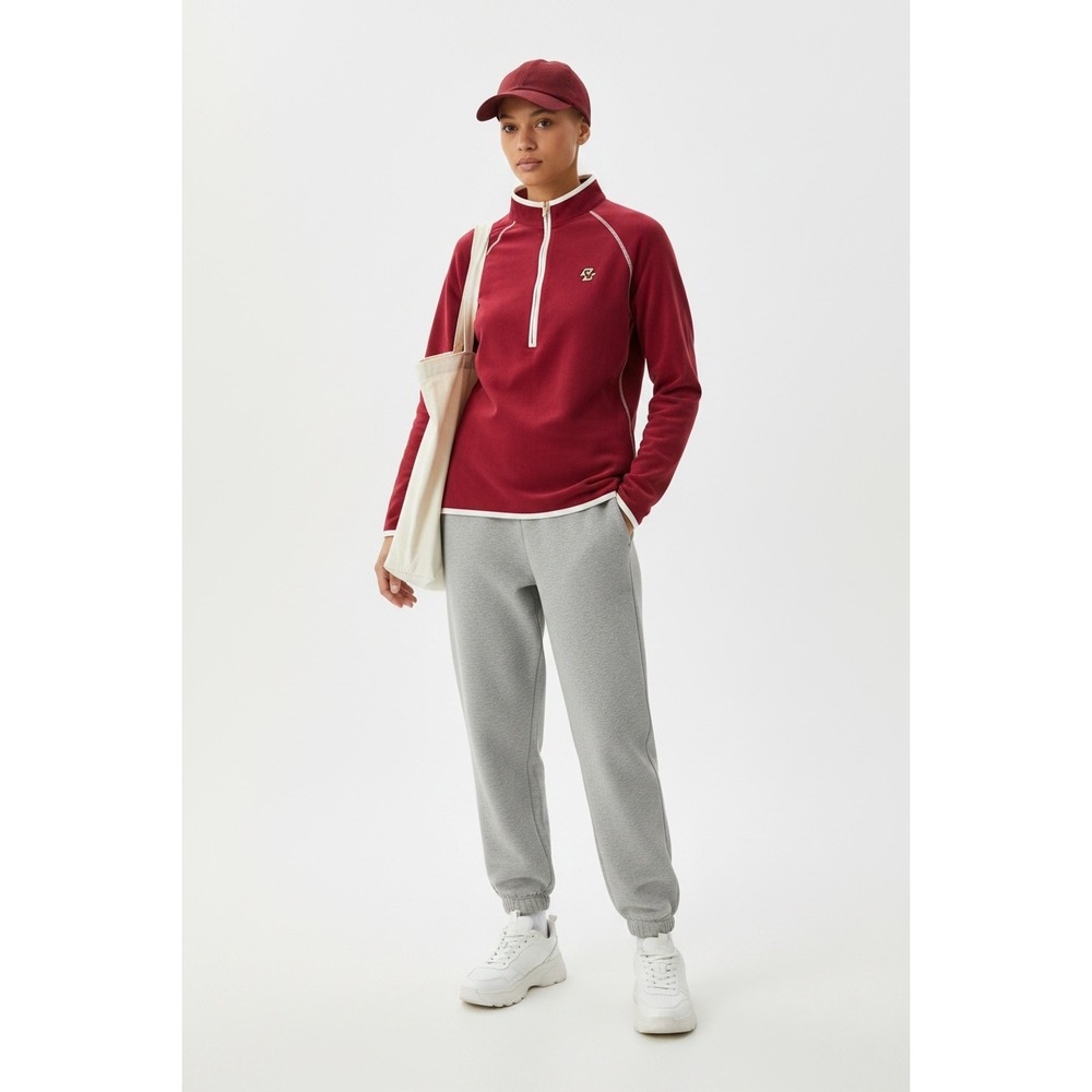 Peter Millar Boston College Eagles Women's Small Maroon Quarter Zip Pullover